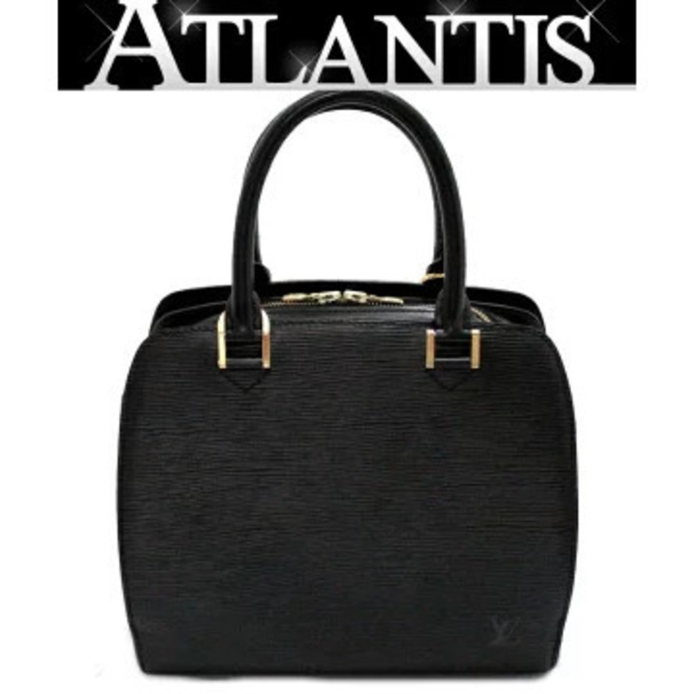 Louis Vuitton Pont Neuf Handbag Epi Leather Black